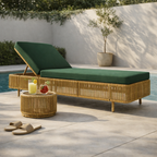 SUNLOUNGER WITH CUSHIONS (AHO/041/011)