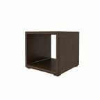 OPEN SIDE TABLE WITH GLASS TOP (AHO/009/015)