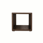 OPEN SIDE TABLE WITH GLASS TOP (AHO/009/015)