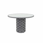 DINING TABLE WITH GLASS TOP (AHO/058/002)