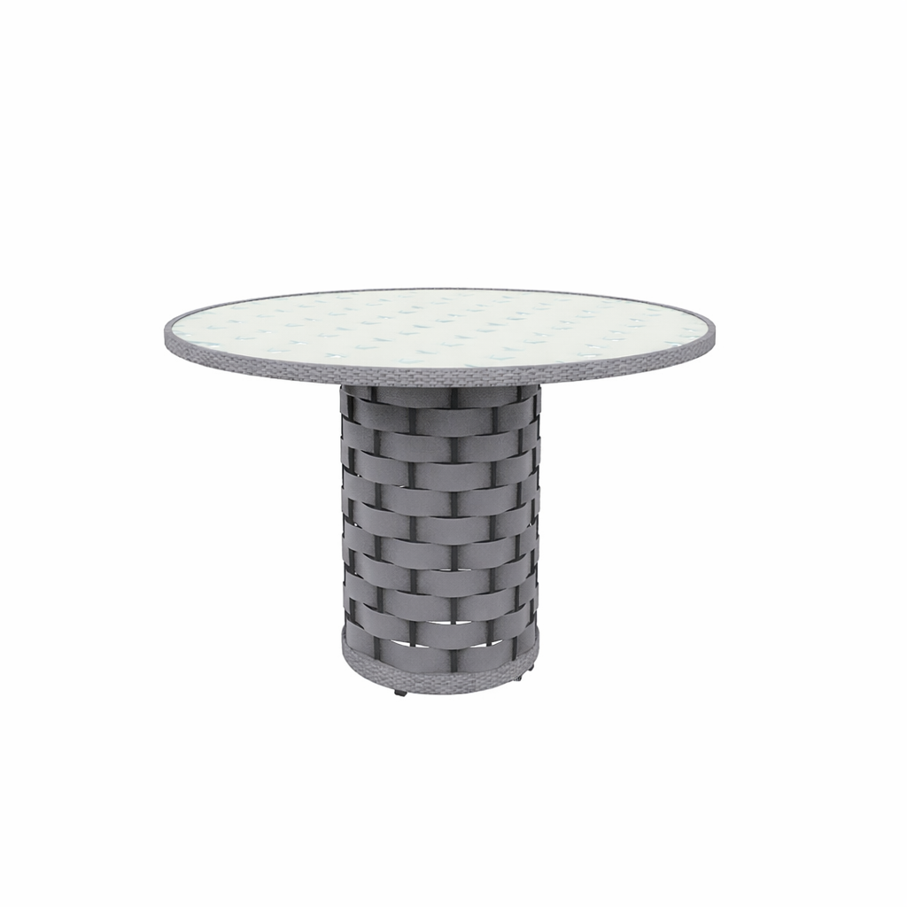 DINING TABLE WITH GLASS TOP (AHO/058/002)