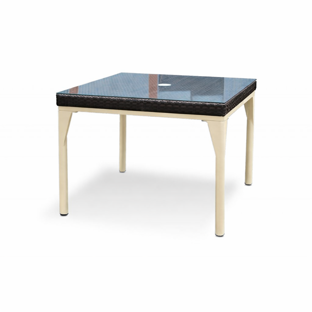 DINING TABLE WITH GLASS TOP (AHO/060/002)