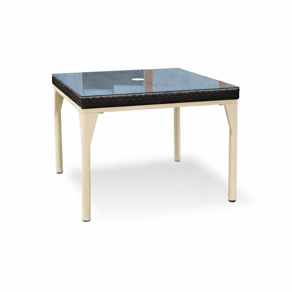 DINING TABLE WITH GLASS TOP (AHO/060/002)