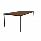 DINING TABLE WITH TEAK WOOD TOP (AHO/045/011)