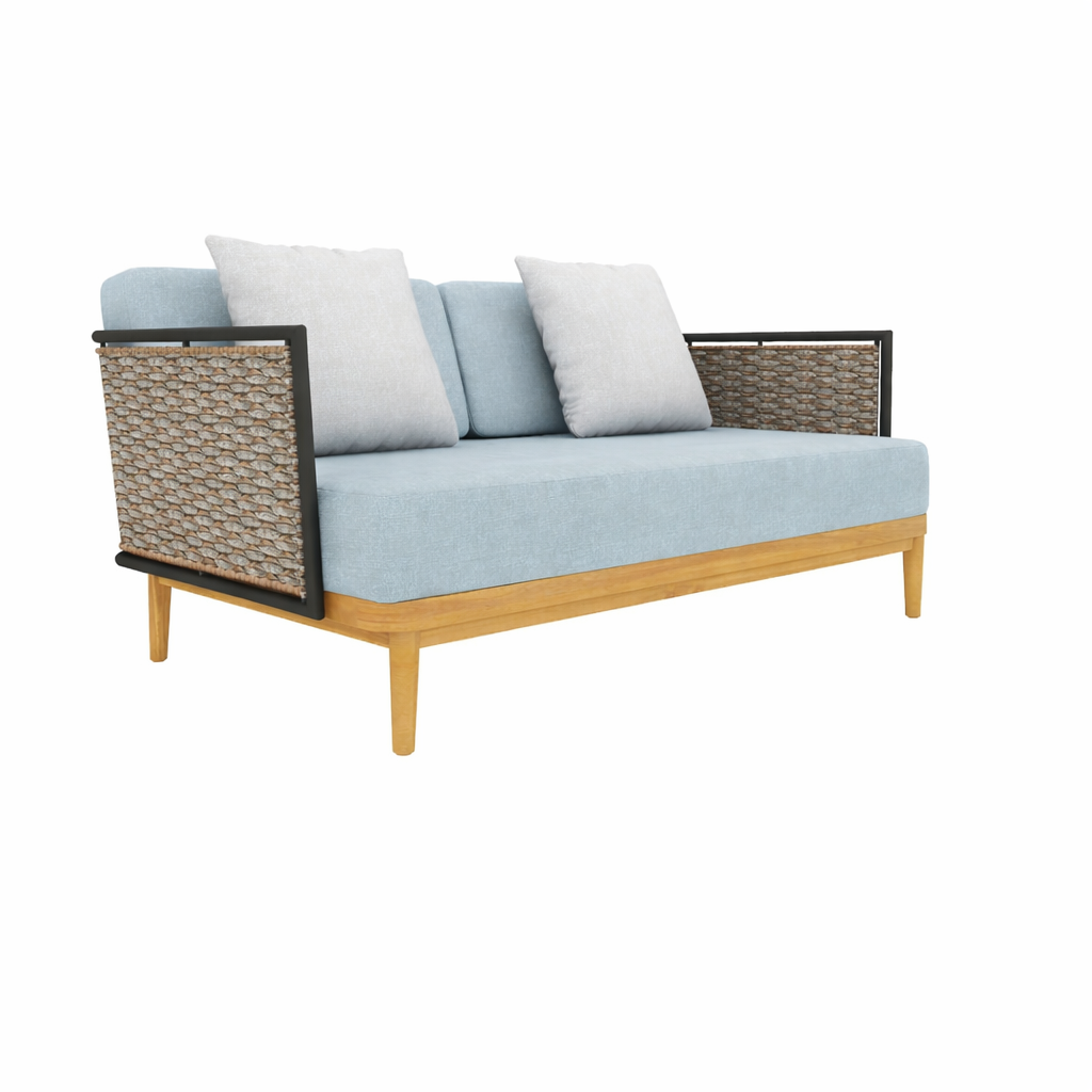 DOUBLE SEATER SOFA WITH CUSHION (AHO/029/003)