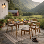 DINING TABLE WITH HPL TOP (AHO/046/003)