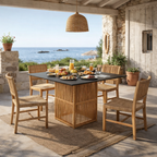 DINING TABLE WITH HPL TOP (AHO/057/002)