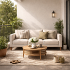 DOUBLE SEATER SOFA WITH CUSHION (AHO/031/002)