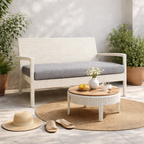 DOUBLE SEATER SOFA WITH CUSHION (AHO/032/011)