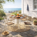 OUTDOOR DINING TABLE WITH HPL TOP (AHO/077/002)