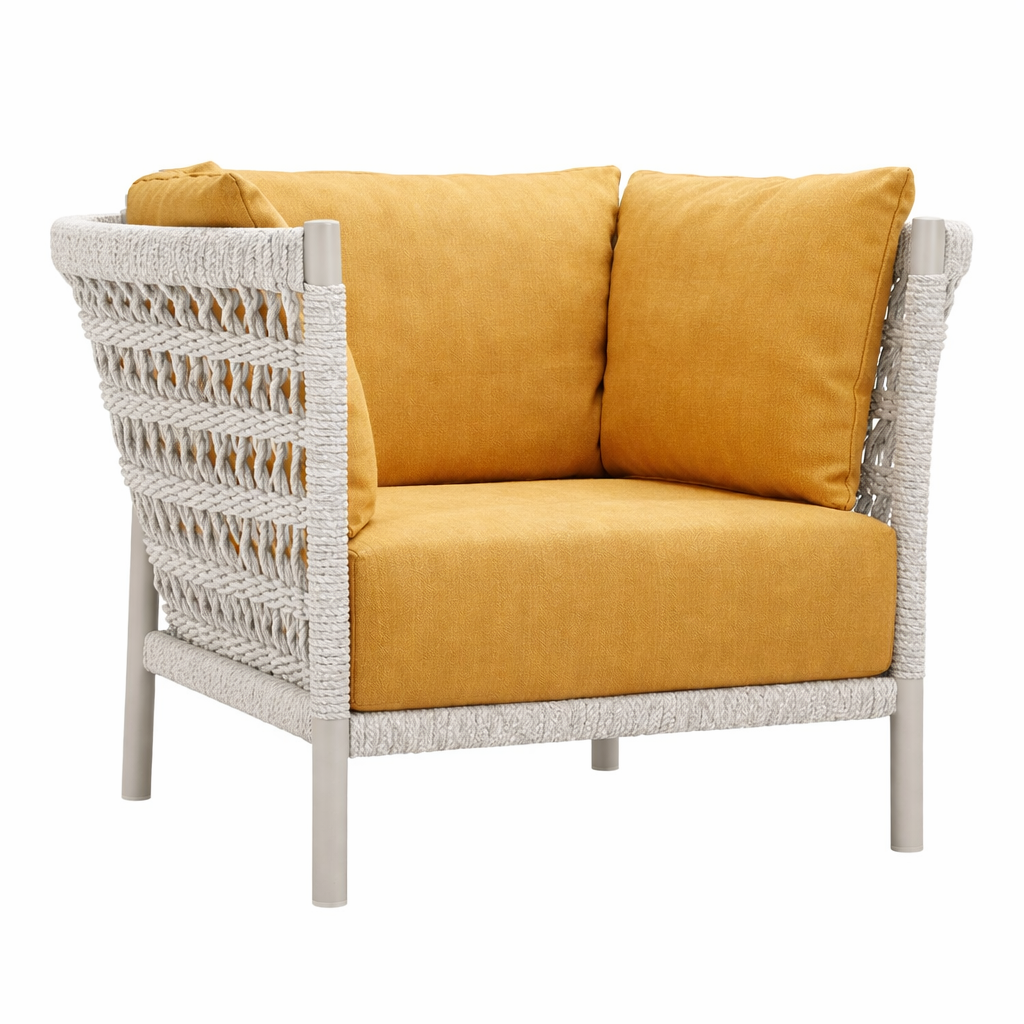 SINGLE SEATER SOFA WITH CUSHION (AHO/067/001)