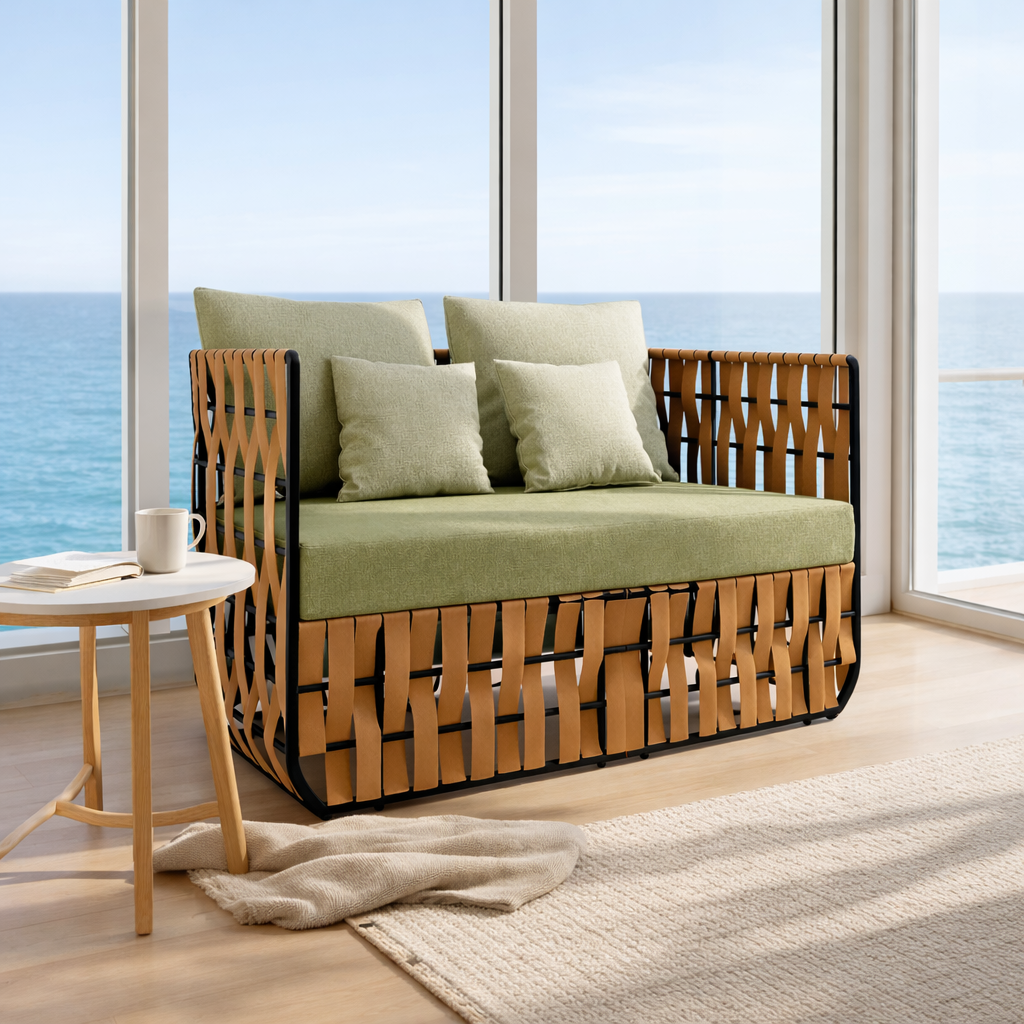 SINGLE SEATER SOFA WITH CUSHION (AHO/058/004)