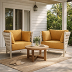 SINGLE SEATER SOFA WITH CUSHION (AHO/067/001)