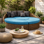 ROUND DAY BED COMPLETE WITH CUSHION