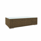COFFEE TABLE WITH GLASS TOP (AHO/031/007)