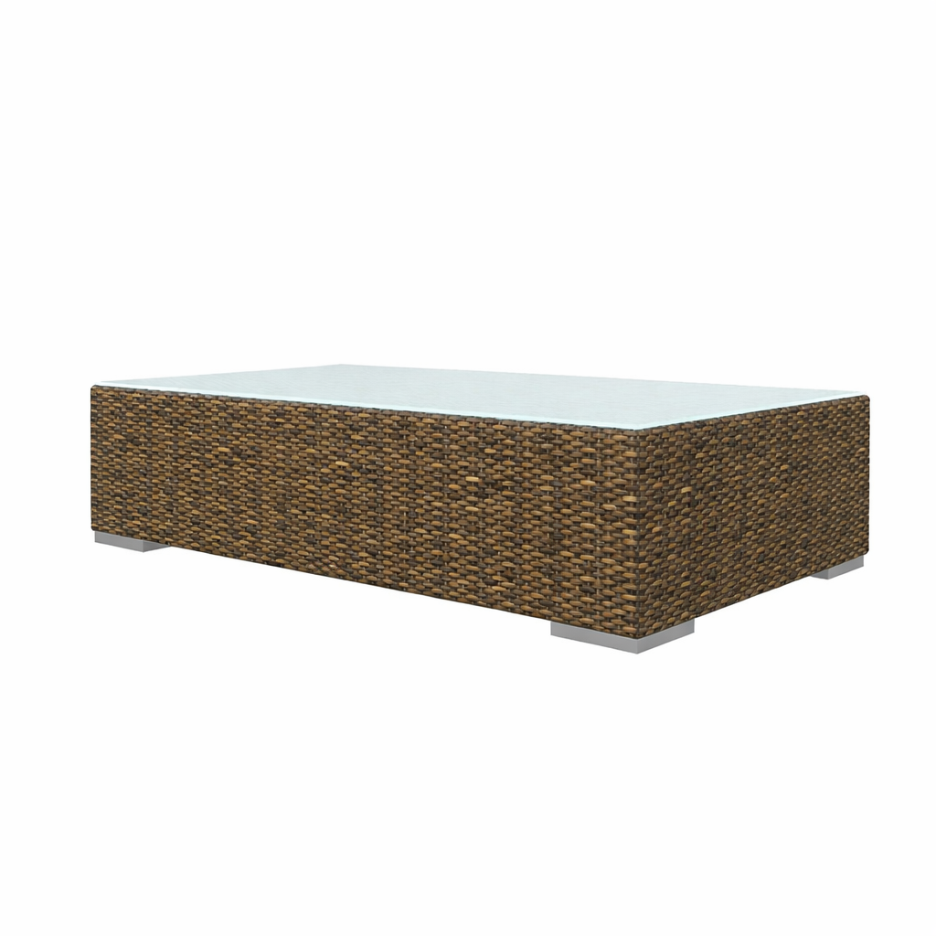 COFFEE TABLE WITH GLASS TOP (AHO/031/007)