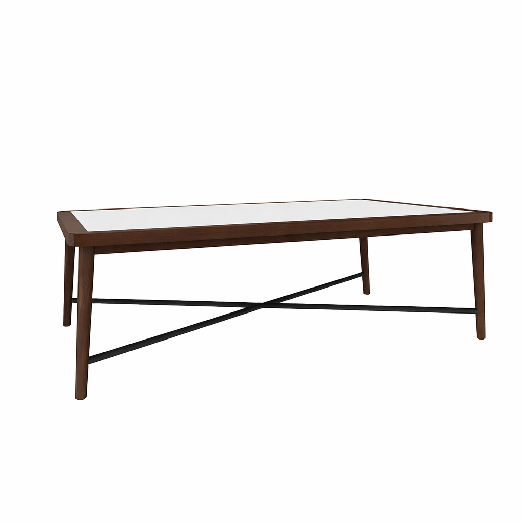 TEAKWOOD CENTER TABLE WITH HPL TOP (AHO/029/010)