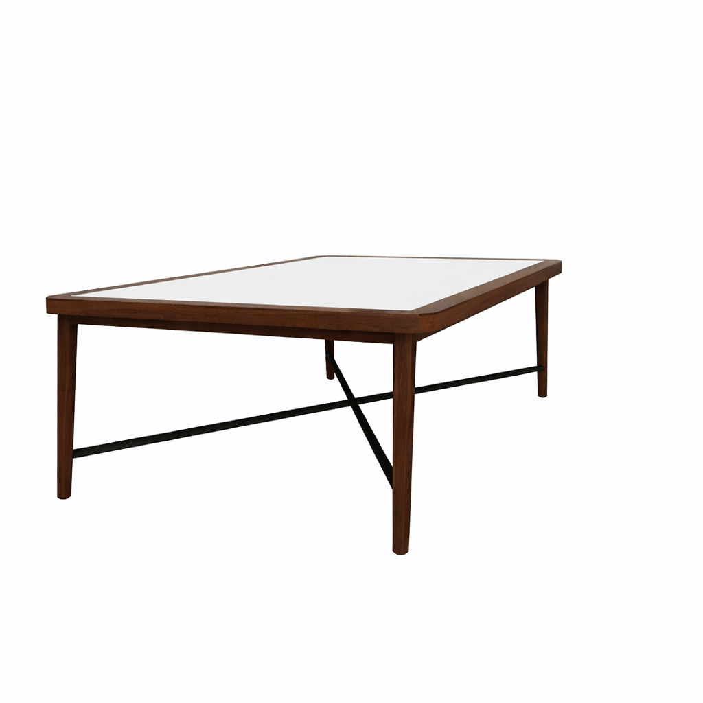 TEAKWOOD CENTER TABLE WITH HPL TOP (AHO/029/010)