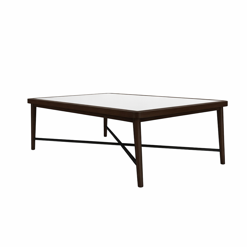 TEAKWOOD CENTER TABLE WITH HPL TOP (AHO/029/010)