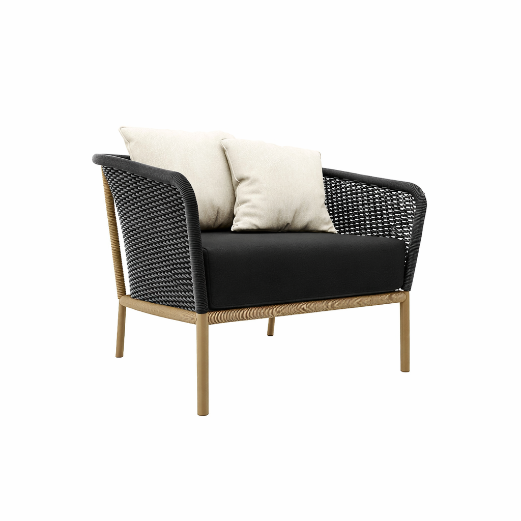 SINGLE SEATER SOFA WITH CUSHION (AHO/051/004)