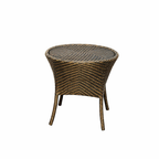 TEA TABLE WITH GLASS TOP (AHOD/115/003)