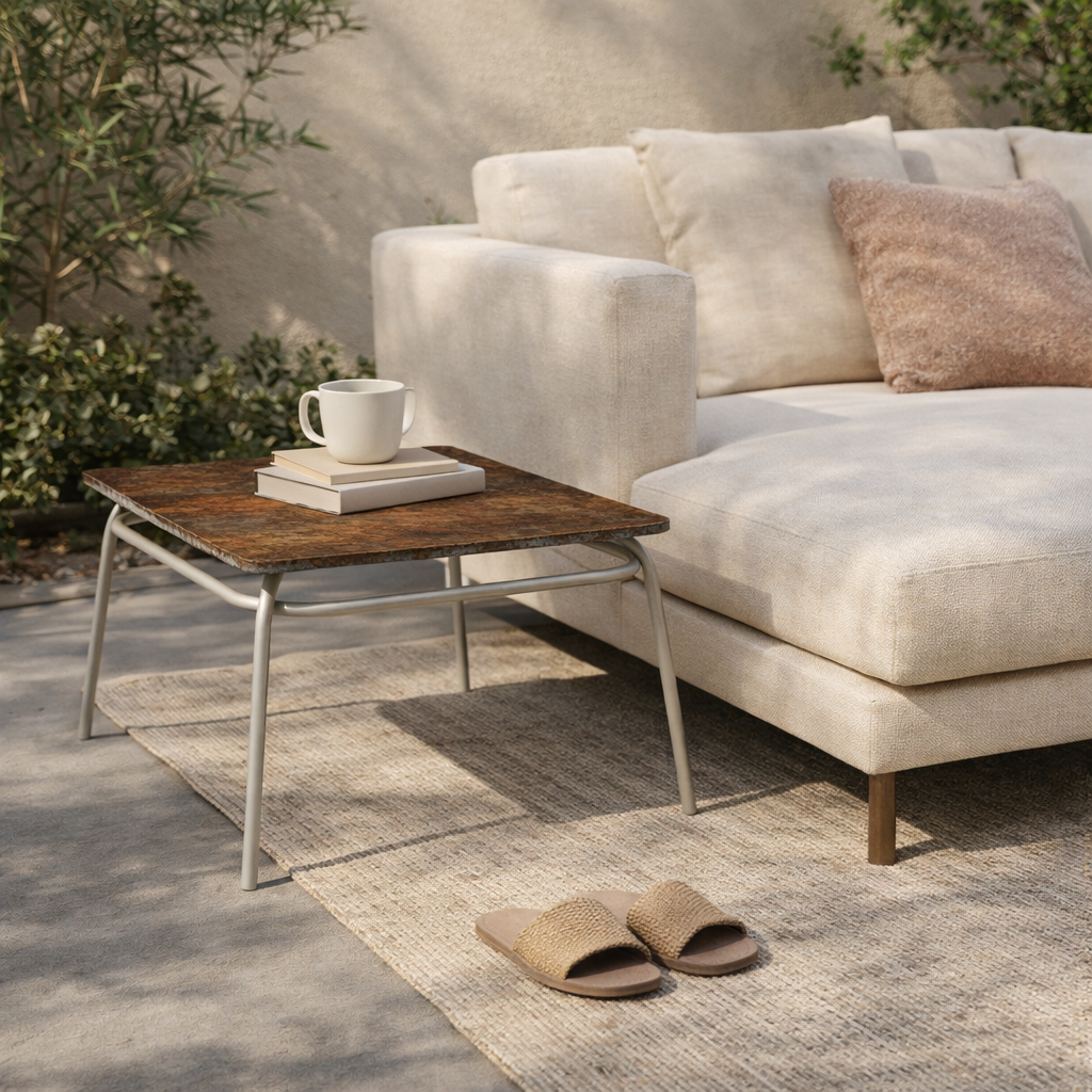 SIDE TABLE WITH HPL TOP (AHO/046/008)