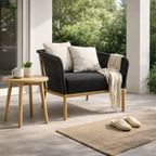 SINGLE SEATER SOFA WITH CUSHION (AHO/051/004)
