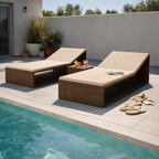 SUNLOUNGER WITH CUSHION (AHO/009/018)