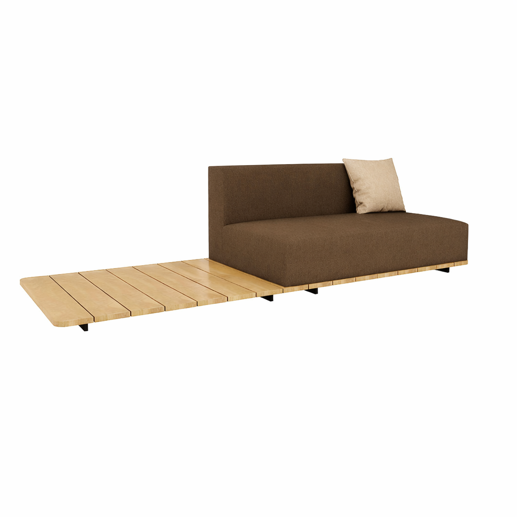 BASE + DOUBLE SEAT + DOUBLE LEFT BACK WITH CUSHION (AHO/013/017)