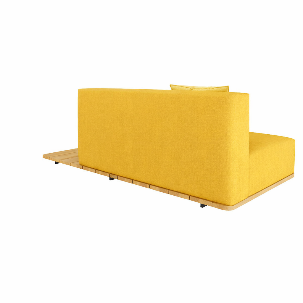 BASE + DOUBLE SEAT + DOUBLE RIGHT BACK WITH CUSHION (AHO/013/006)