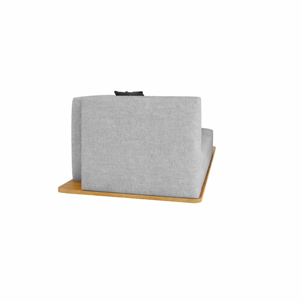 BASE + DOUBLE SEAT + SINGLE BACK + RIGHT ARM WITH CUSHION (AHO/013/009)