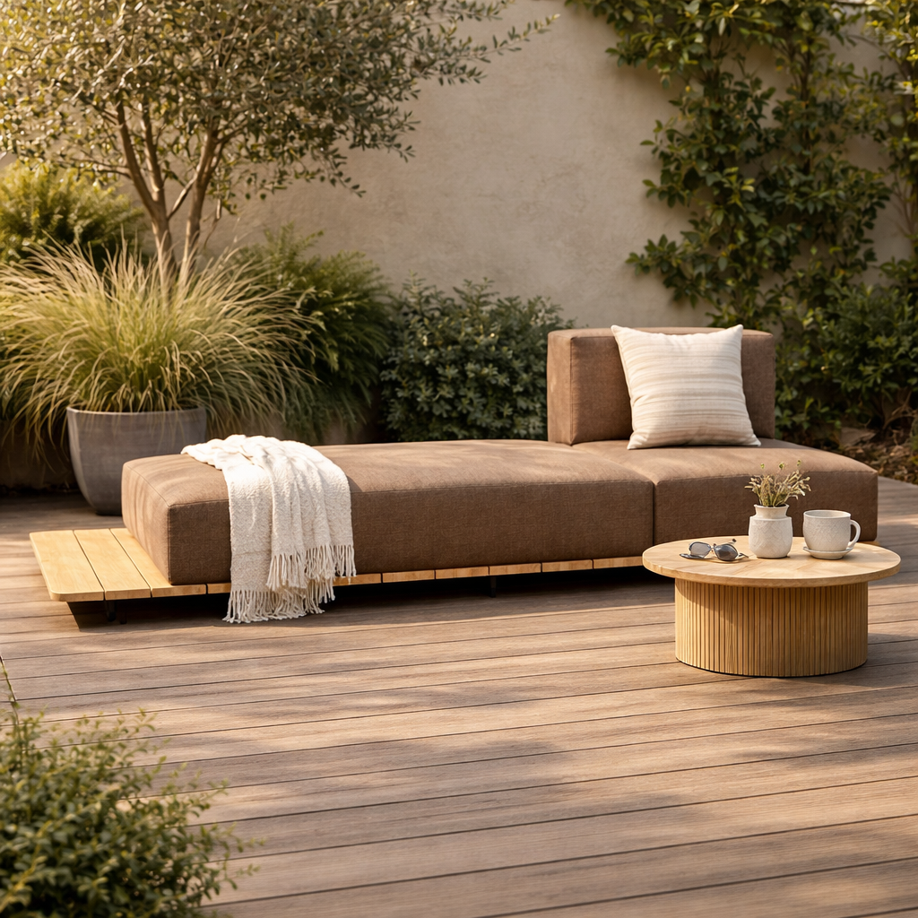 BASE + SINGLE SEAT AND BACK LEFT + DOUBLE SEAT WITH CUSHION (AHO/013/028)