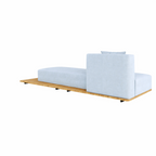 BASE + SINGLE SEAT AND BACK RIGHT + DOUBLE SEAT WITH CUSHION (AHO/013/029)
