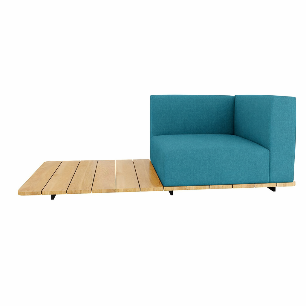 BASE + SINGLE SEAT + BACK + LEFT ARM WITH CUSHION (AHO/013/010)