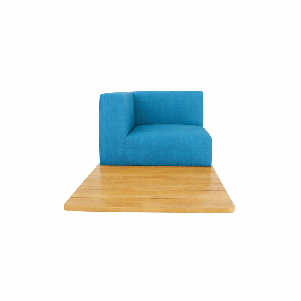 BASE + SINGLE SEAT + BACK + LEFT ARM WITH CUSHION (AHO/013/010)