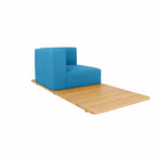 BASE + SINGLE SEAT + BACK + LEFT ARM WITH CUSHION (AHO/013/010)