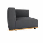 BASE + SINGLE SEAT + BACK + RIGHT ARM WITH CUSHION (AHO/013/004)