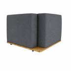 BASE + SINGLE SEAT + BACK + RIGHT ARM WITH CUSHION (AHO/013/004)