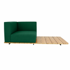 BASE + SINGLE SEAT + BACK + RIGHT ARM WITH CUSHION (AHO/013/011)