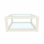 CENTER TABLE WITH GLASS TOP (AHO/002/004)
