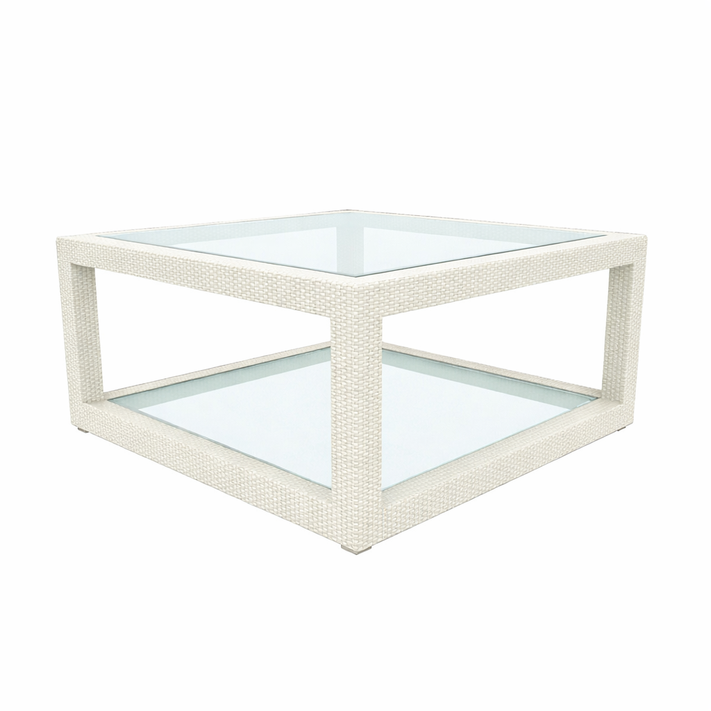 CENTER TABLE WITH GLASS TOP (AHO/002/004)