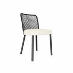 CHAIR WITH ALUMINIUM LEGS (AHO/035/002)