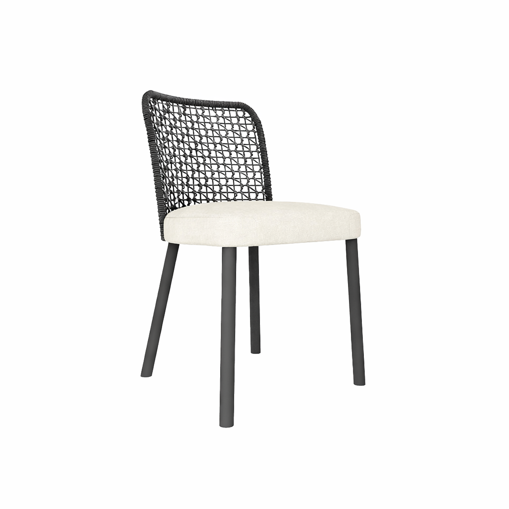 CHAIR WITH ALUMINIUM LEGS (AHO/035/002)