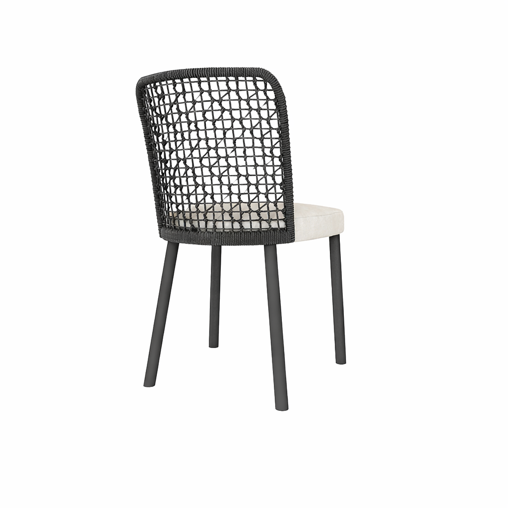 CHAIR WITH ALUMINIUM LEGS (AHO/035/002)
