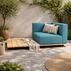 BASE + SINGLE SEAT + BACK + LEFT ARM WITH CUSHION (AHO/013/010)