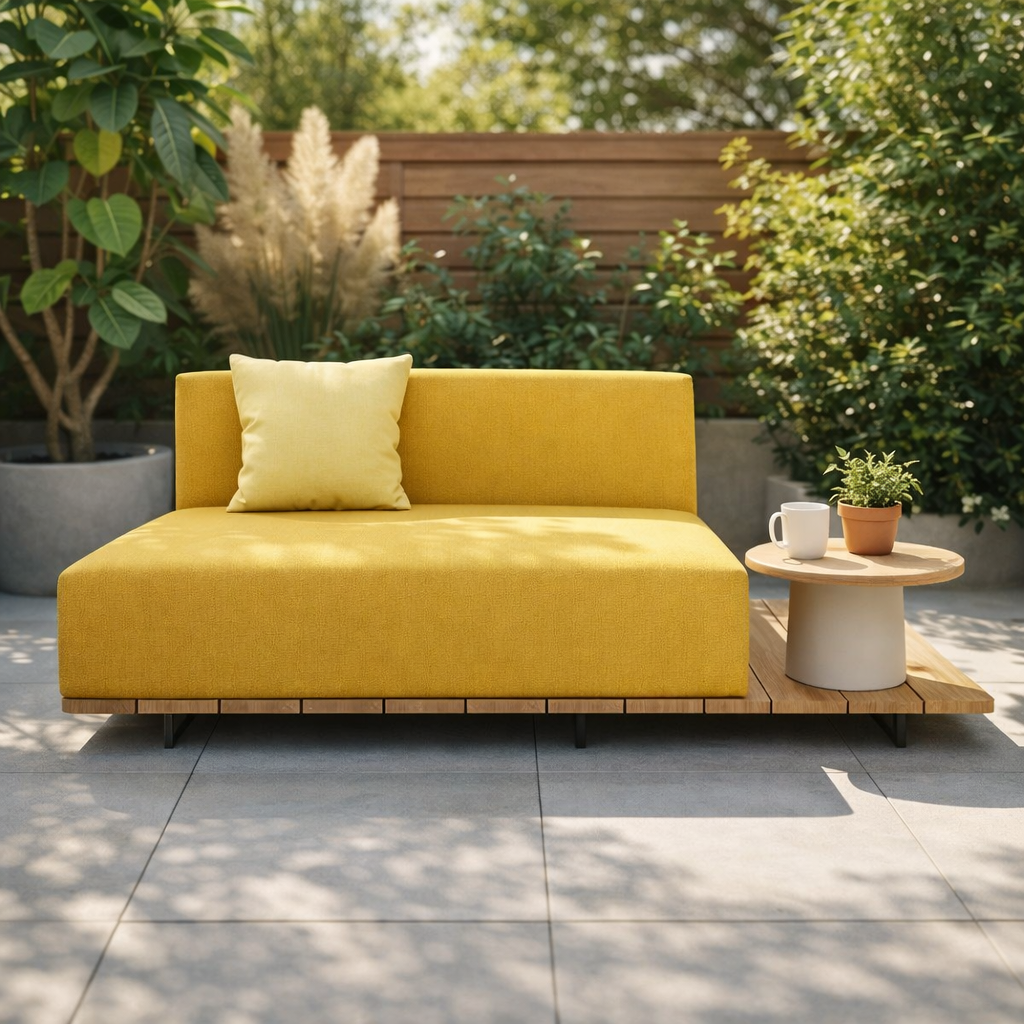 BASE + DOUBLE SEAT + DOUBLE RIGHT BACK WITH CUSHION (AHO/013/006)