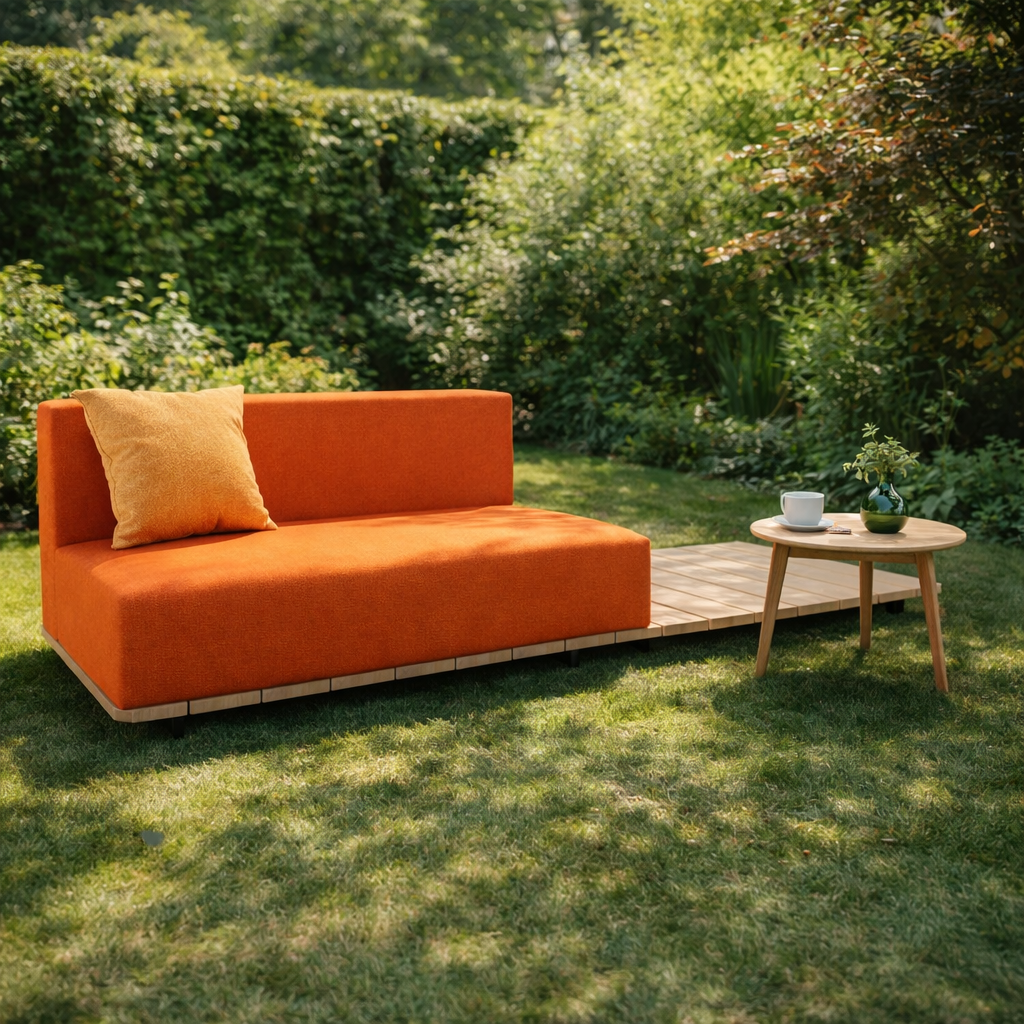 BASE + DOUBLE SEAT + DOUBLE RIGHT BACK WITH CUSHION (AHO/013/016)