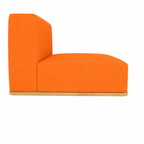 BASE + SINGLE SEAT + RIGHT BACK WITH CUSHION (AHO/013/001)