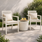 CHAIR WITH ARMS (WITH CUSHION) (AHO/030/011)