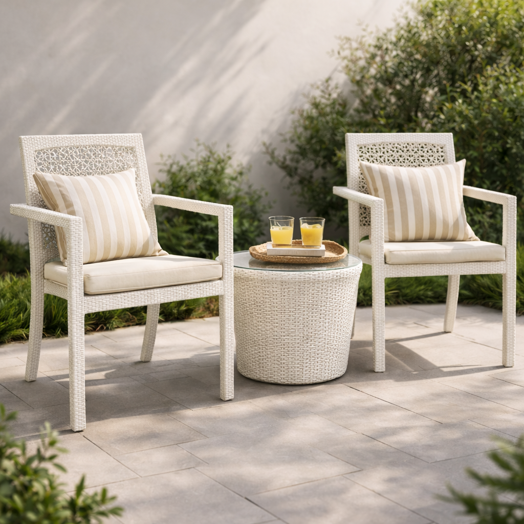 CHAIR WITH ARMS (WITH CUSHION) (AHO/030/011)